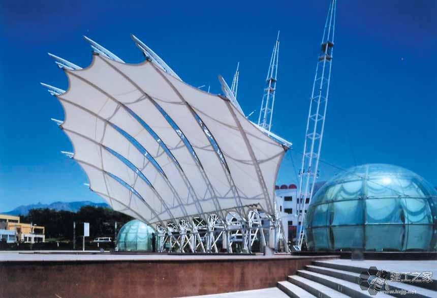 佛山车棚膜结构网架